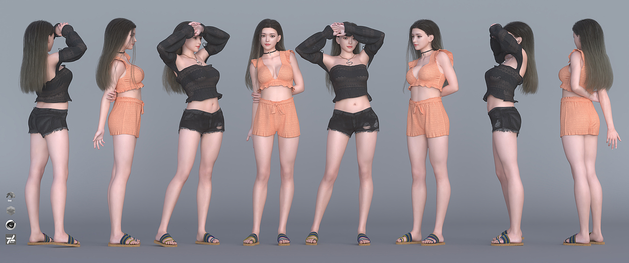 C4D Redshift 角色渲染合集05