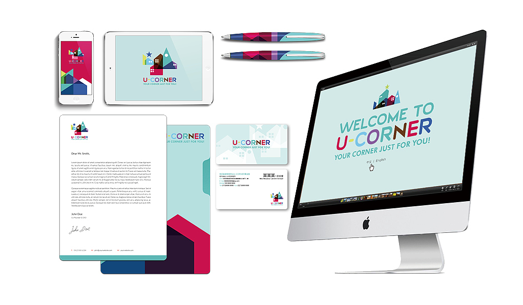 U-CORNER 品牌形象（图ZMTcwMzM0ODA=） - 品牌 - 站酷设计师501_studio原创素材 - 站酷ZCOOL
