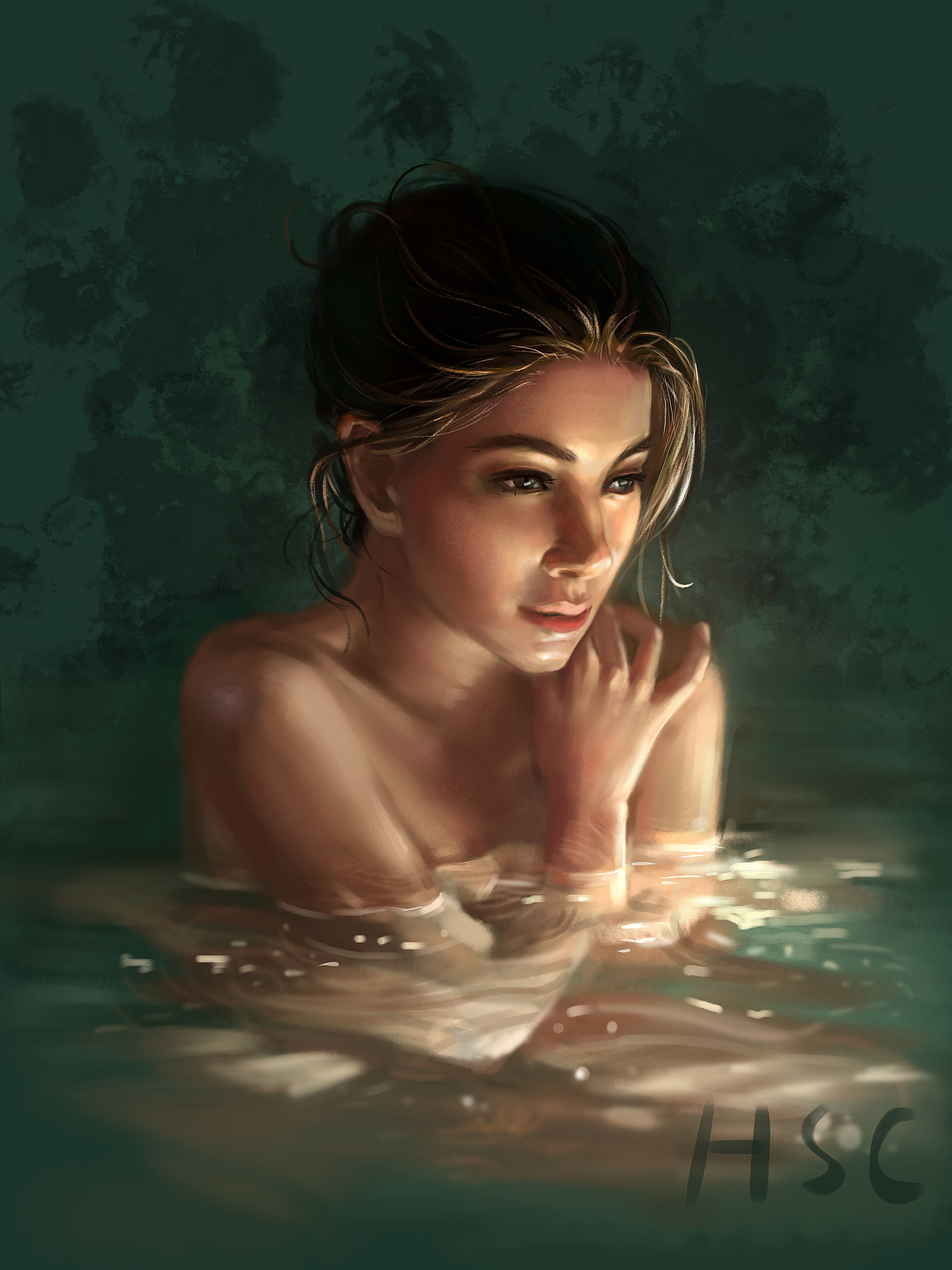 板绘肖像（图ZMTExNjU1MDky） - 创作习作 - 站酷设计师一杯97年的可乐原创素材 - 站酷ZCOOL