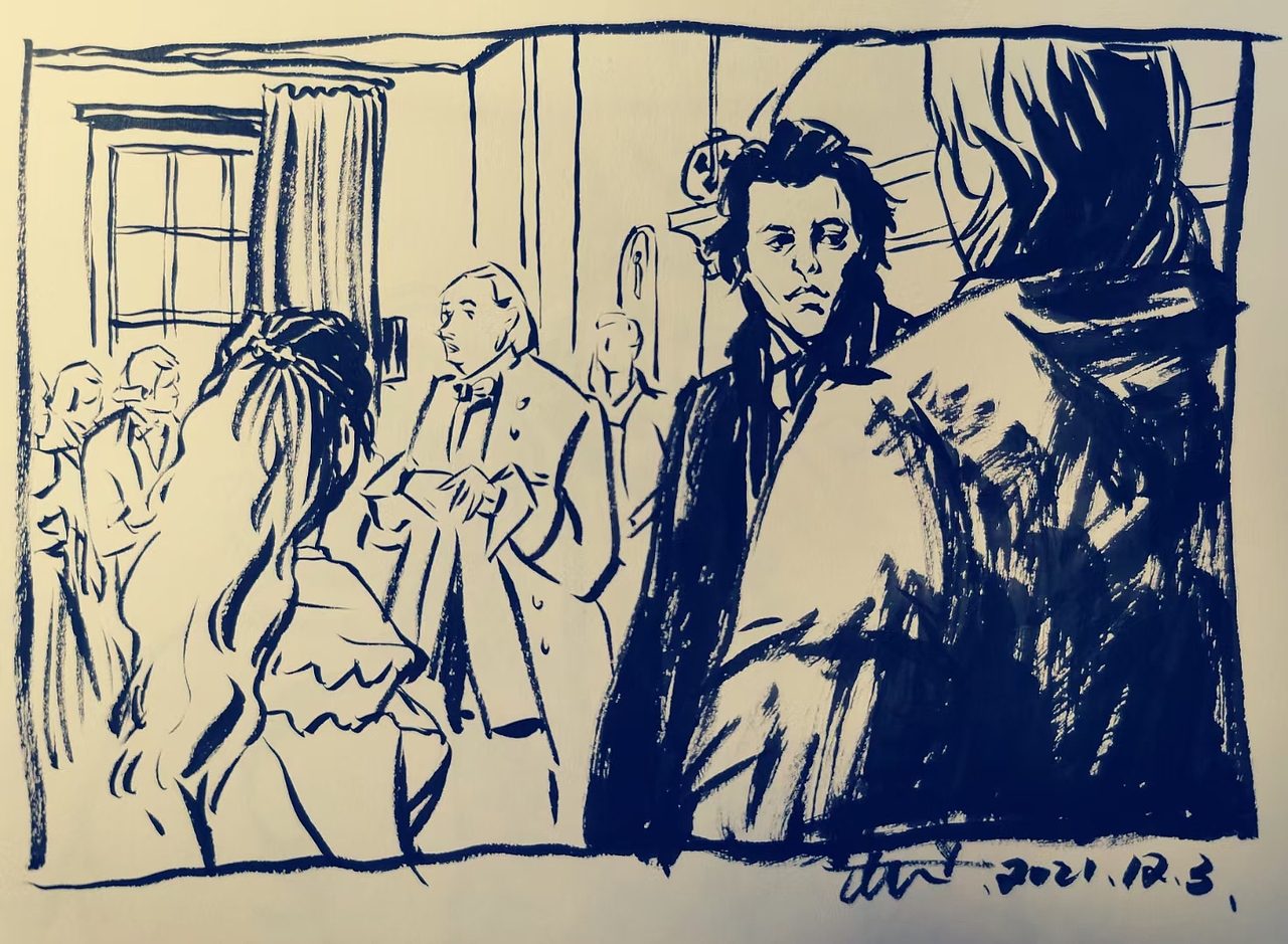 近日速写（图ZMjgxNDkwNDYw） - 绘画 - 站酷设计师张晓睿原创素材 - 站酷ZCOOL