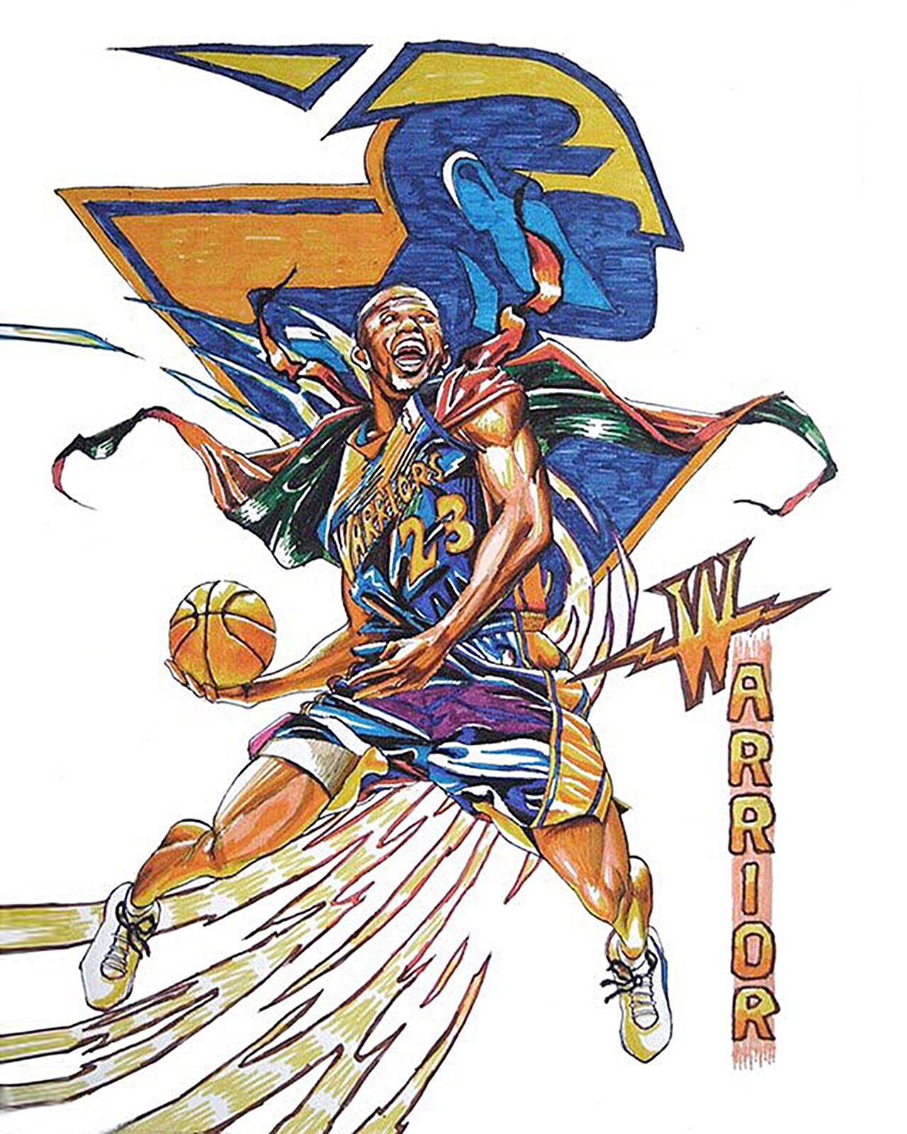 nba篮球球星绘画合集 (1)