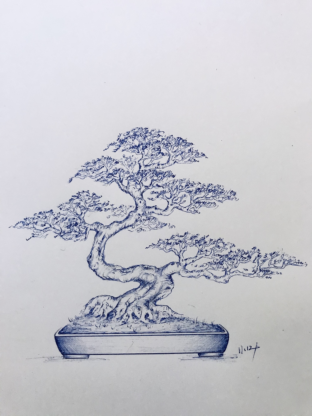 手绘盆景（图ZMjUzMzMyMDgw） - 绘画 - 站酷设计师Z75835907原创素材 - 站酷ZCOOL