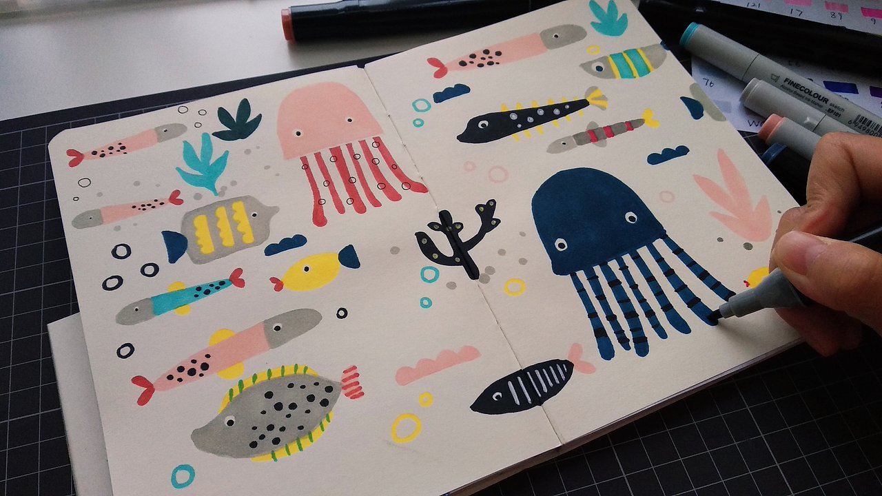 小素材合集 临摹+创作