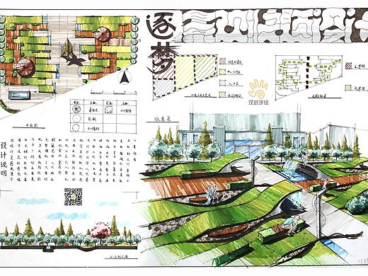 2017环艺景观室内建筑设计手绘考研快题优秀模版发布