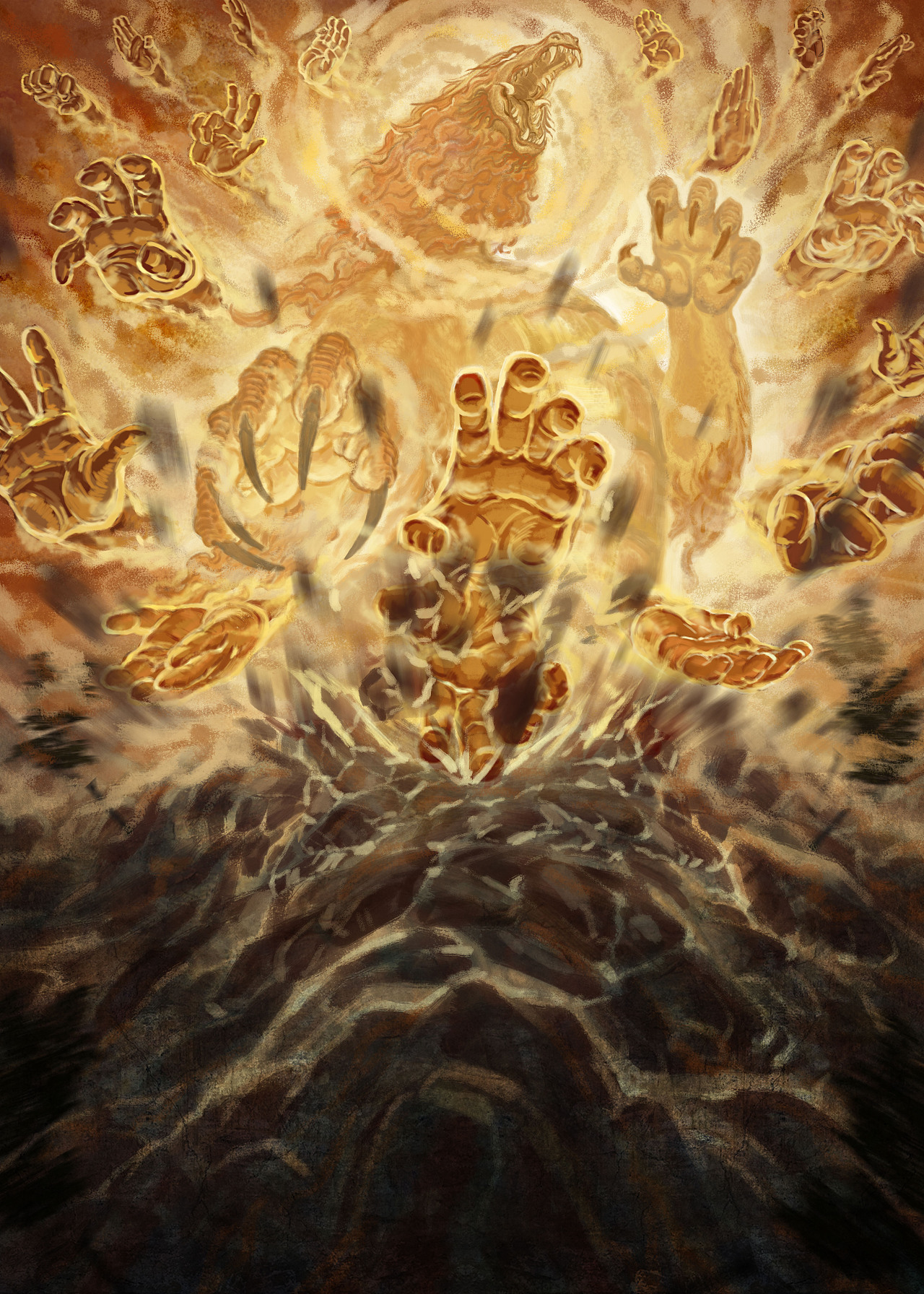 降龙十八掌|插画|商业插画|老王万事屋 - 原创作品 - 站酷 (zcool)