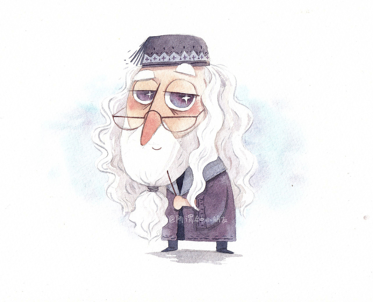 哈利波特系列手绘水彩角色（图ZMjQ5MDgwOTY0） - 儿童插画 - 站酷设计师钟小朋友原创素材 - 站酷ZCOOL