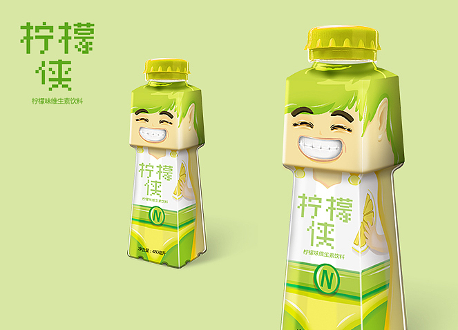萌范儿系列 水果味饮料包装设计（图ZNDg2NjY5MzI=） - 包装 - 站酷设计师刘辉包装设计原创素材 - 站酷ZCOOL
