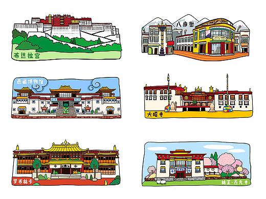 西藏风景画