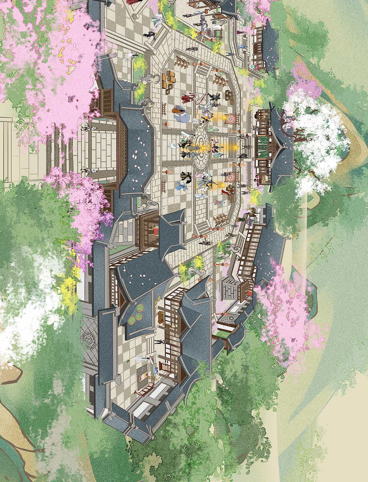 逆水寒江湖长条（图ZMjM4MTcyOTYw） - 商业插画 - 站酷设计师郭小天__原创素材 - 站酷ZCOOL