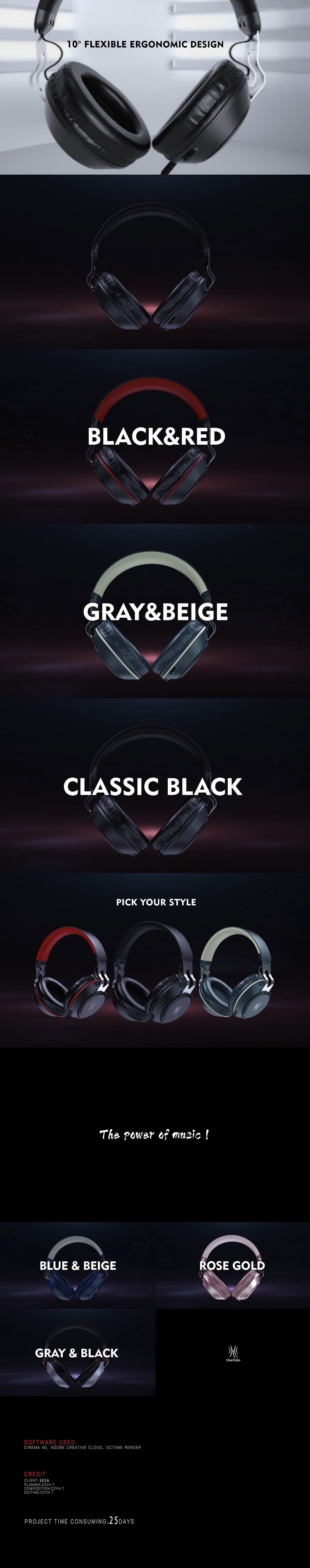 EKSA蓝牙音乐耳机视频广告（图ZMTYyMDA5MTU2） - 动画/影视 - 站酷设计师原引力影像工作室原创素材 - 站酷ZCOOL