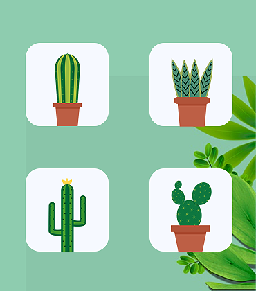 仙人掌 植物系列 图标（图ZOTc3MzY4MjQ=） - 图案 - 站酷设计师花满枝桠001原创素材 - 站酷ZCOOL