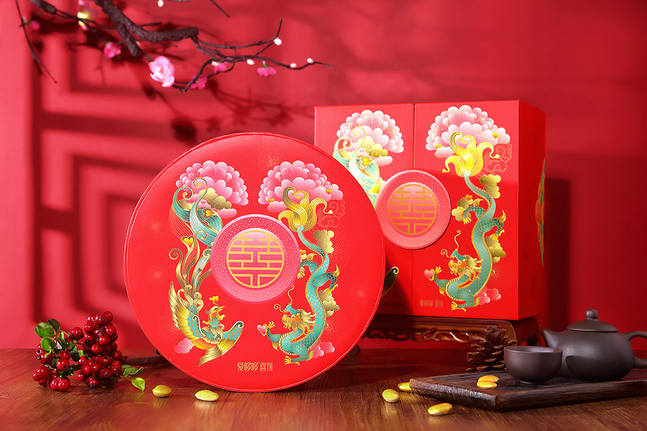 产品摄影 | 爱哆哆喜饼礼盒|摄影|产品摄影|摄影师刘琼 - 原创作品 - 