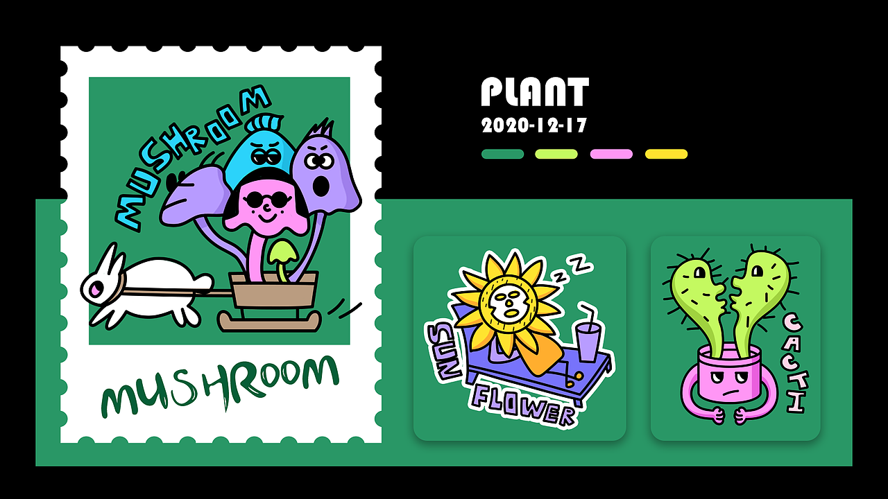 DOODLE（图ZMjQzMDY1NDMy） - 新锐潮流插画 - 站酷设计师陈卜萝原创素材 - 站酷ZCOOL