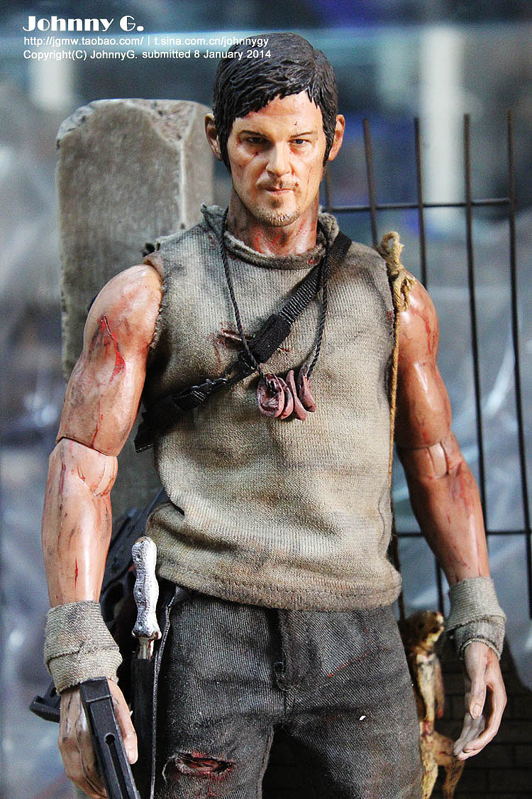 个人重口味旧化涂装 行尸走肉 超人气弩男+ 丧尸 仿真人偶（图ZMTM1MTA3NzY=） - 手办/模玩 - 站酷设计师JohnnyG原创素材 - 站酷ZCOOL