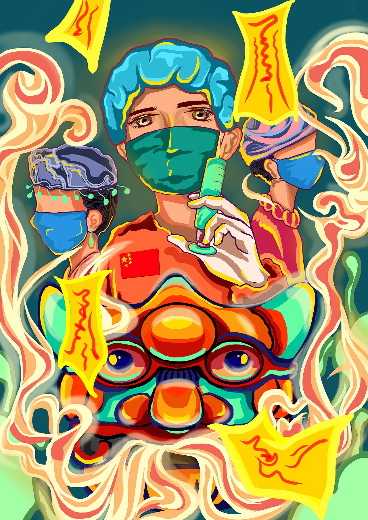 疫情（图ZMjI0NTU0NjI0） - 概念设定 - 站酷设计师凉介陳原创素材 - 站酷ZCOOL
