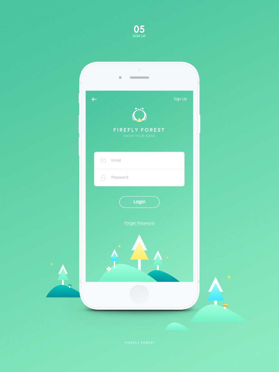 萤火森林APP（附ICON下载）（图ZNTM0NzE0NDg=） - APP界面 - 站酷设计师星恒JZH原创素材 - 站酷ZCOOL