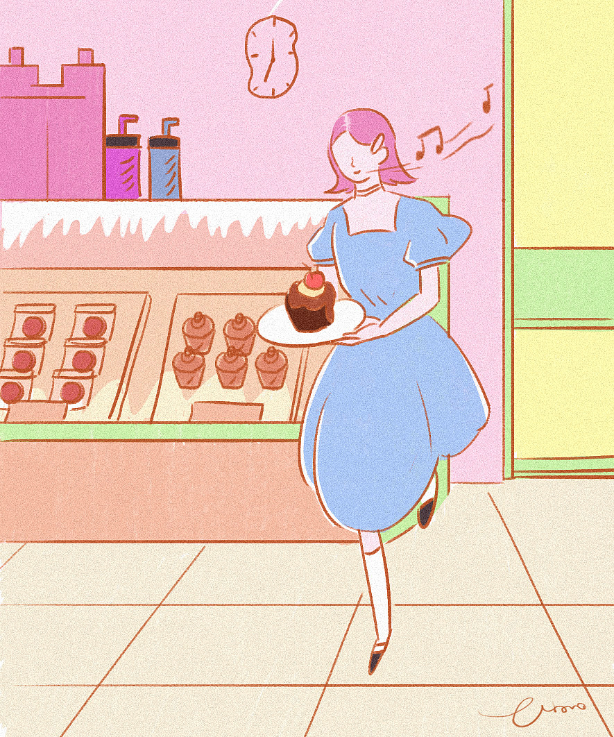 一个拥有开心的店主