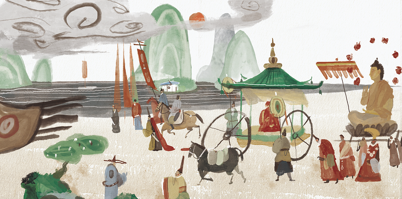 丝路传奇-文成公主（图ZMTIwMzY0OTA4） - 绘本 - 站酷设计师肖楚杰Jasper原创素材 - 站酷ZCOOL