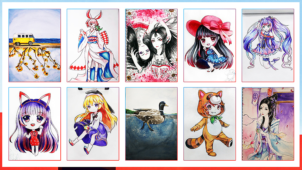 手绘板绘合集（图ZMTI1OTg0MzAw） - 绘本 - 站酷设计师Linsn原创素材 - 站酷ZCOOL