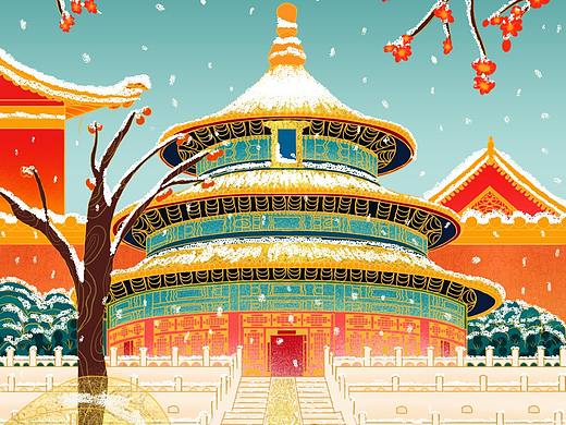 祈年殿插画