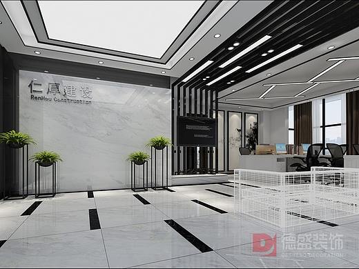 仁厚建设办公室-办公室设计,办公室装修（个人主页-ZMzE1MTE3NDQ=） - 家装设计 - 站酷设计师办公室设计装修原创素材 - 站酷ZCOOL