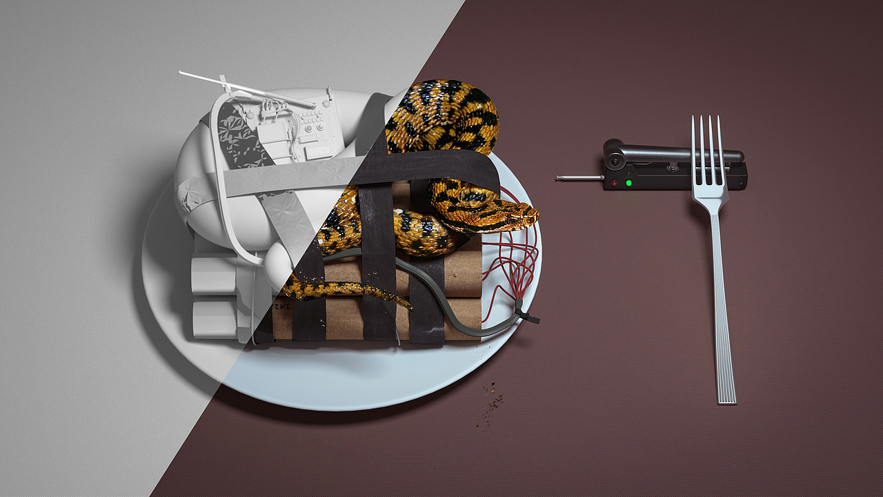 公益海报-放过野生动物,也是放过人类自己