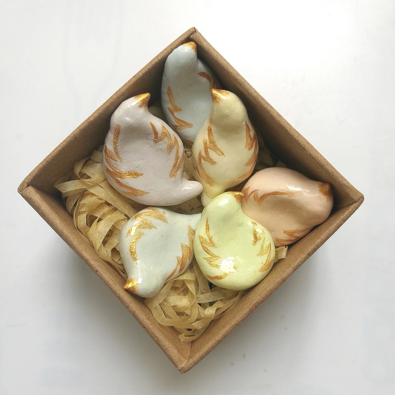 diy自制石塑粘土小可爱们~