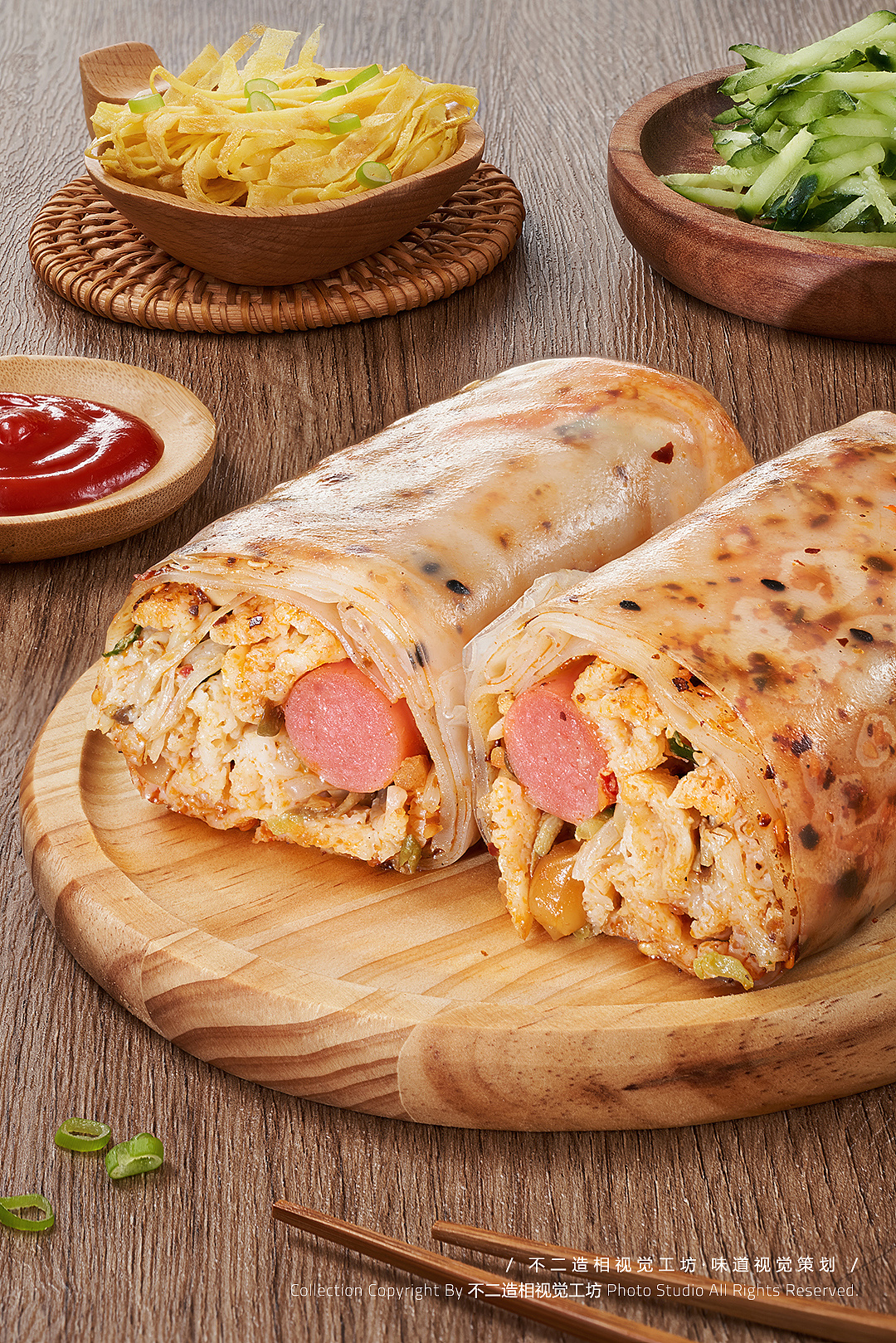 美食摄影 | 古巷韵味·卷凉皮 × 太妹店小二