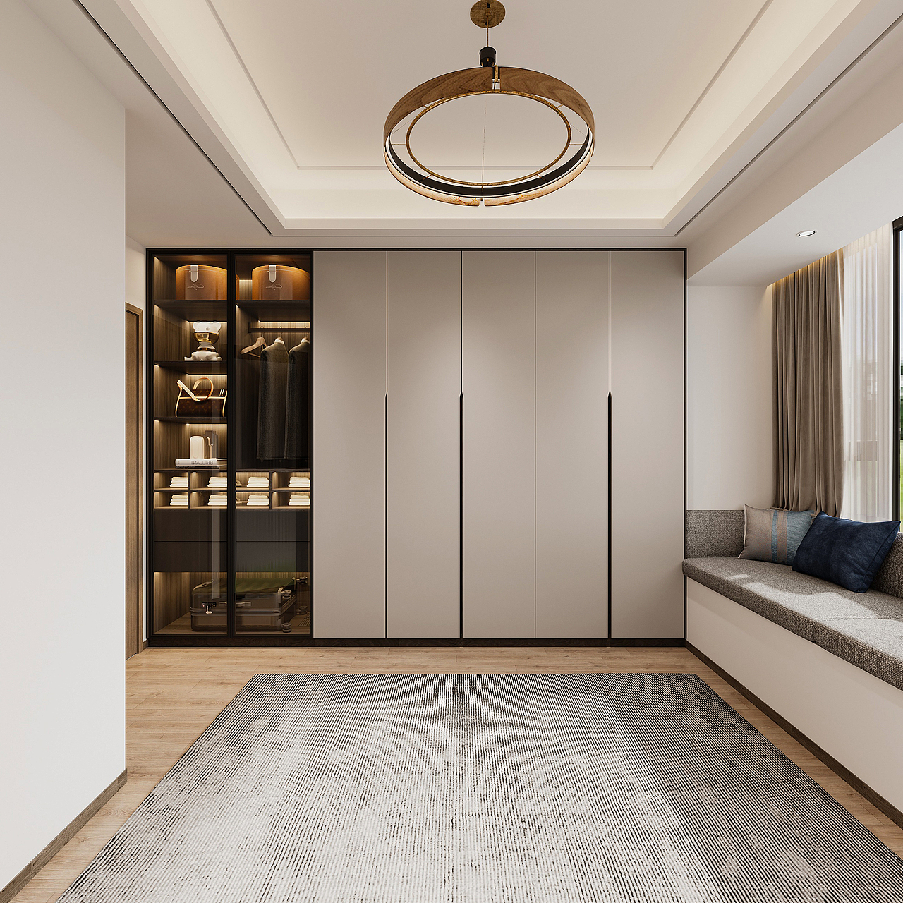 深圳装修：大族云峰二期，现代简约风设计