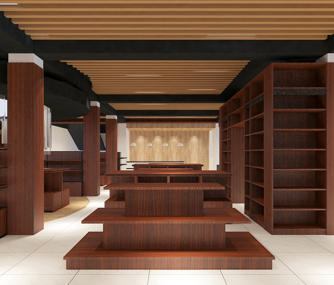 书店空间A4（图ZMTI1Nzc0ODI0） - 家装设计 - 站酷设计师卜阿呱原创素材 - 站酷ZCOOL