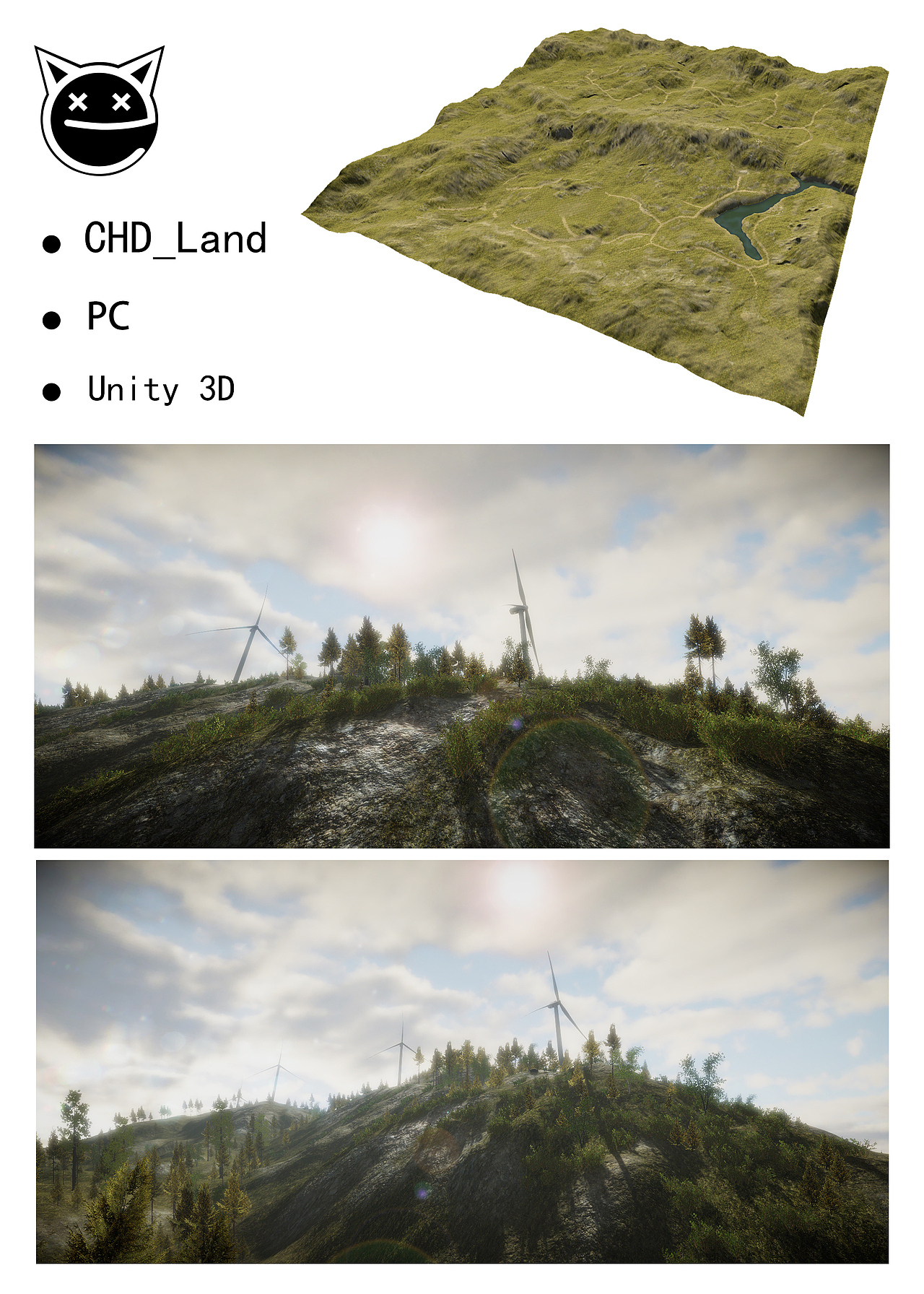 UNITY地形作品（图ZMTU1OTk3MzEy） - 场景 - 站酷设计师大花猫啊原创素材 - 站酷ZCOOL