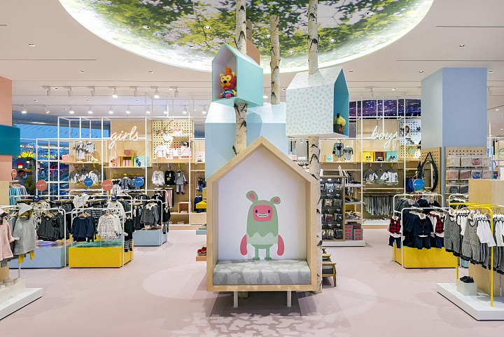 成都母婴店设计/成都母婴店装修设/母婴用品店装修公司