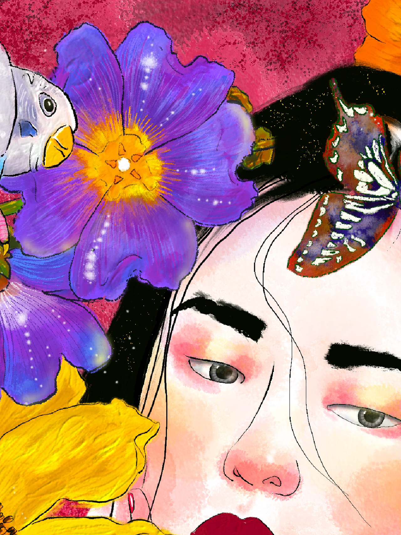 繁花如梦（图ZMjQyODU2MjQw） - 创作习作 - 站酷设计师姚醒醒原创素材 - 站酷ZCOOL