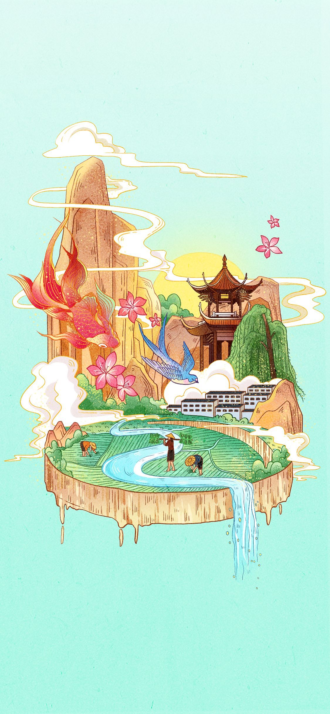 節(jié)氣（圖ZMjcwODg2MTUy） - 創(chuàng)作習作 - 站酷設計師ww雯雯子原創(chuàng)素材 - 站酷ZCOOL