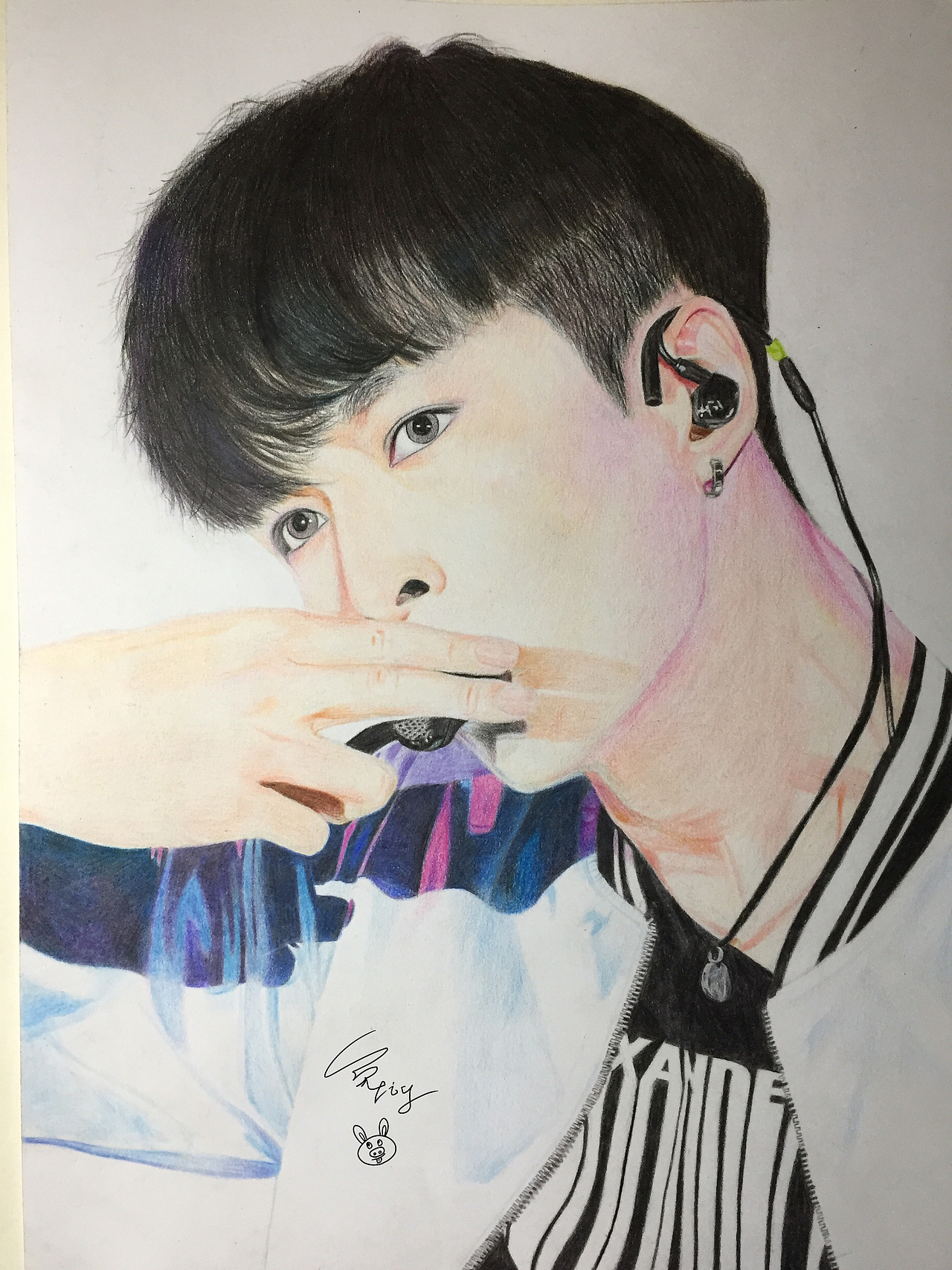 彩铅——张艺兴