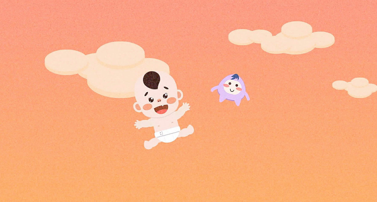 产品宣传动画小海娃婴儿奶粉