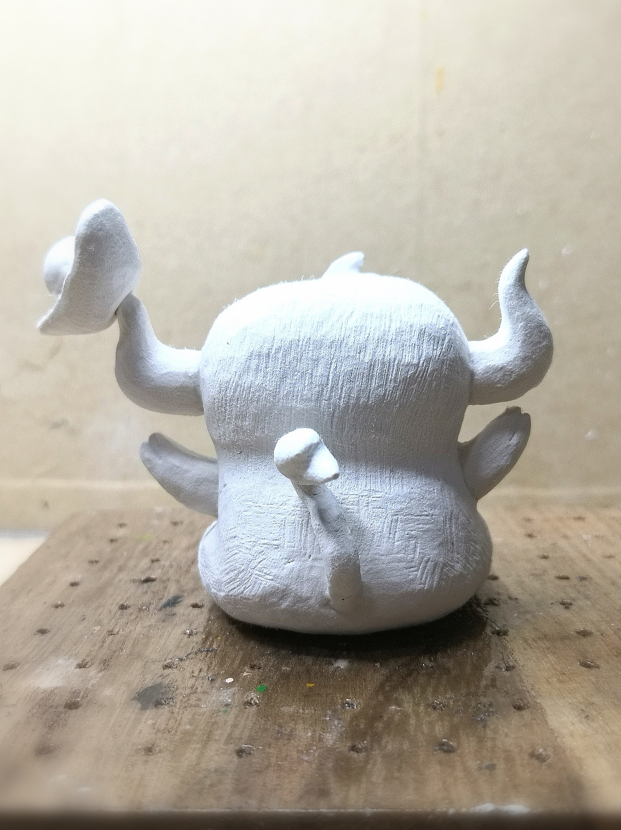 粘土创作小牛牛