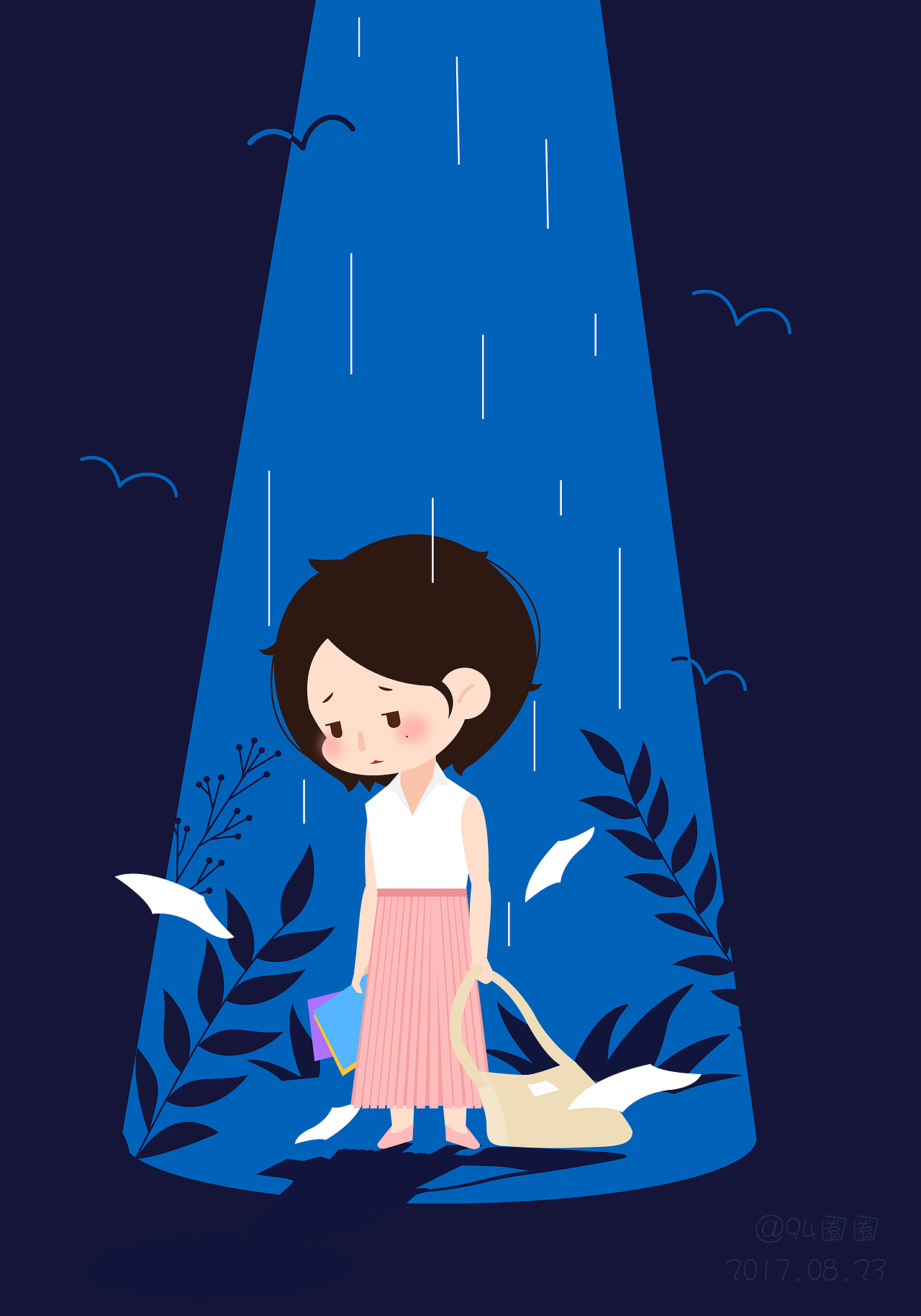 也许我们都在经历迷茫|插画|创作习作|94圈圈_原创作品-站酷zcool