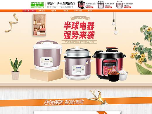 半球电器日常首页PC端