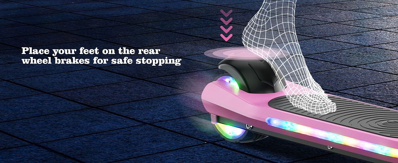 亚马逊滑板车建模渲染设计高级a+设计