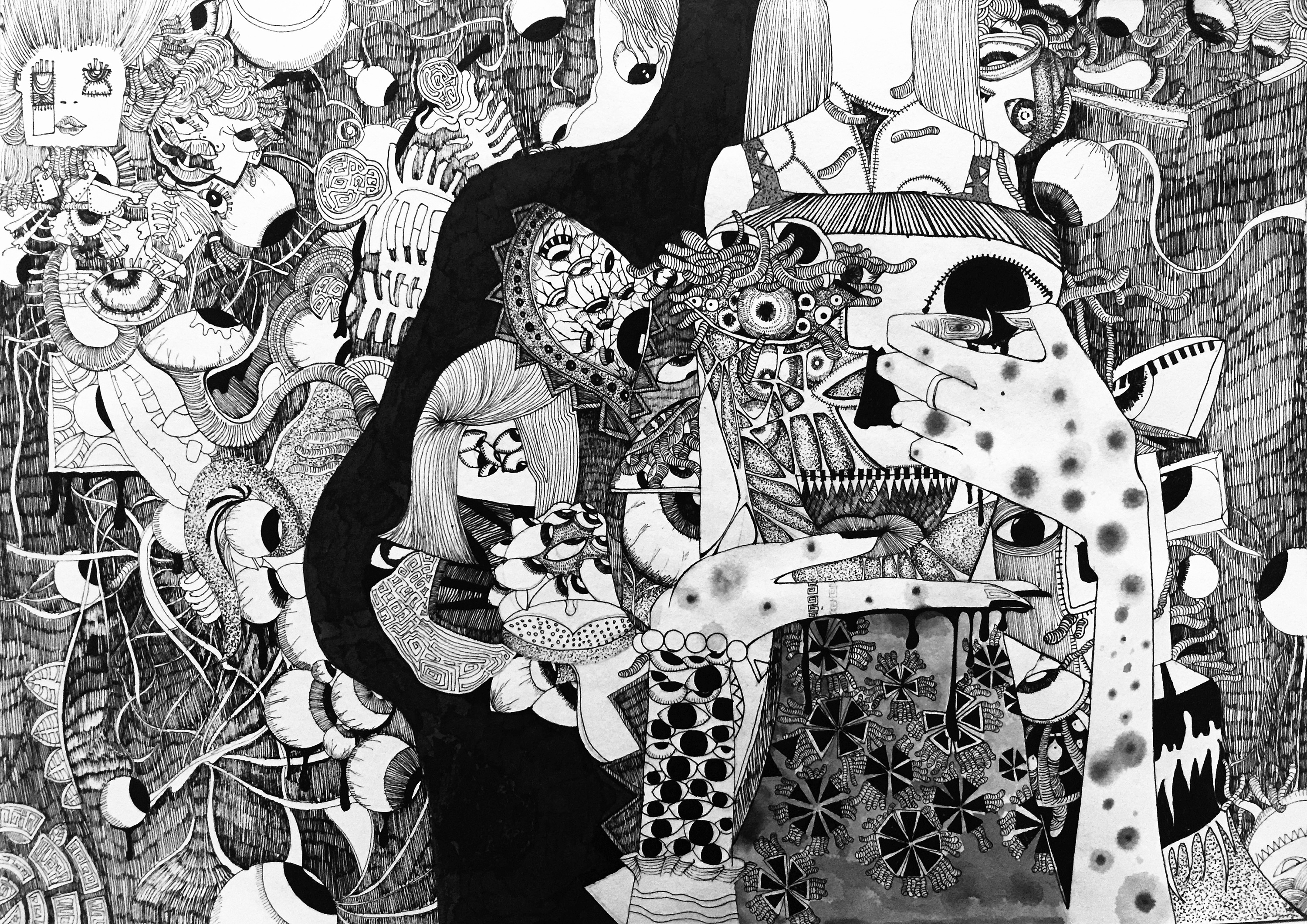 人性|插画|概念设定|三十三号的月亮 - 原创作品 - 站酷 (zcool)