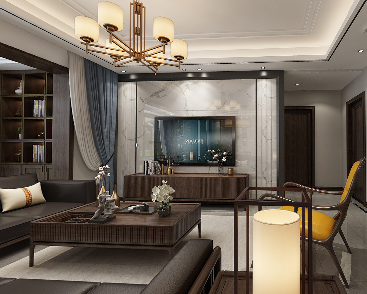 融创滨江一号（图ZMTM4NzAwNDU2） - 家装设计 - 站酷设计师Z07490536原创素材 - 站酷ZCOOL