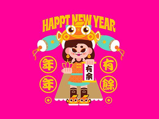 系列商业喜庆插画设计
