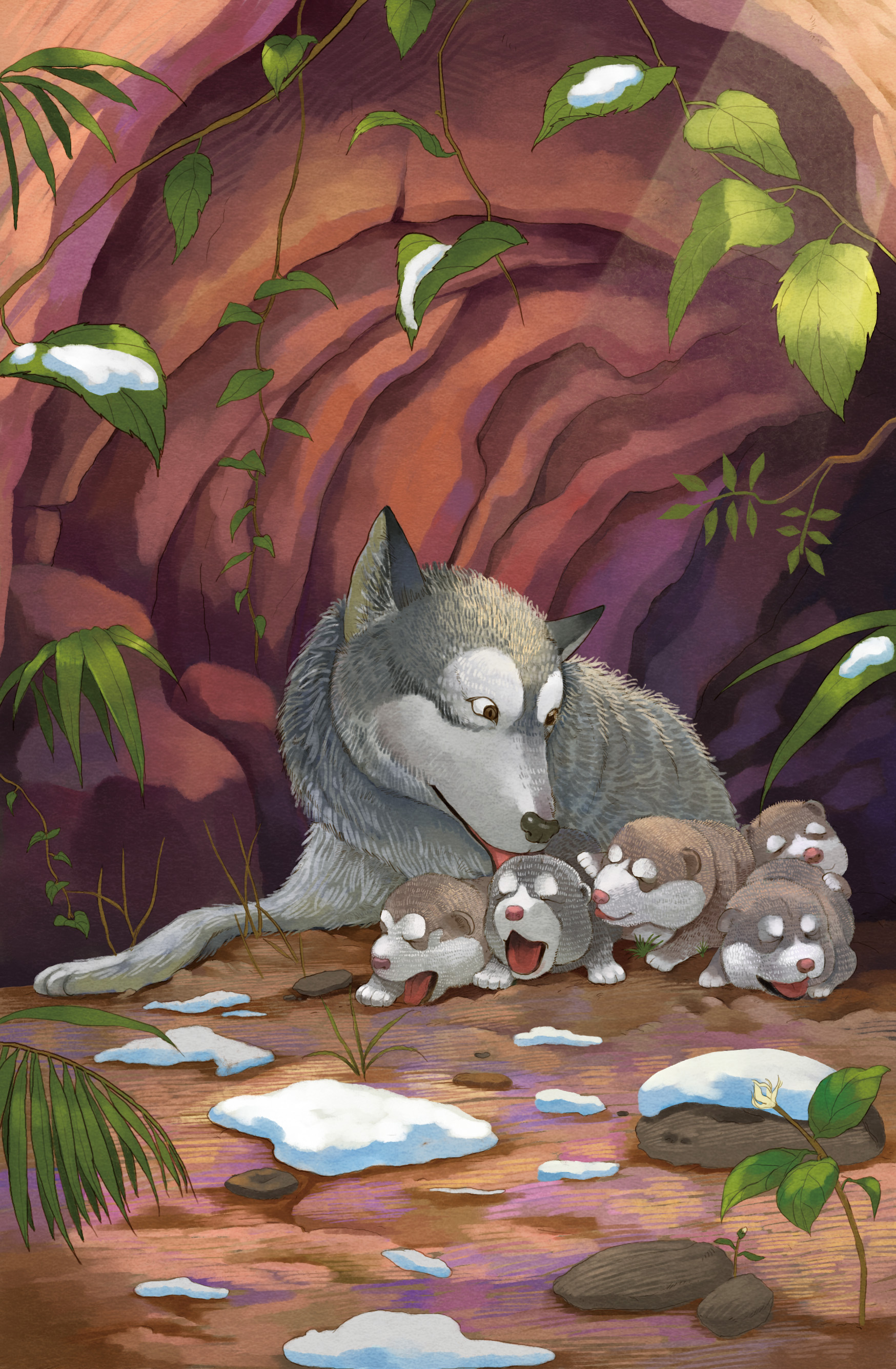 《热爱生命》(love of life)系列插图全|插画|商业插画|amyzou - 原创