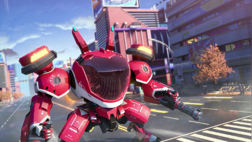 《机动都市阿尔法》机甲角色出场及ko动画展示|三维|动画/影视|卡扑