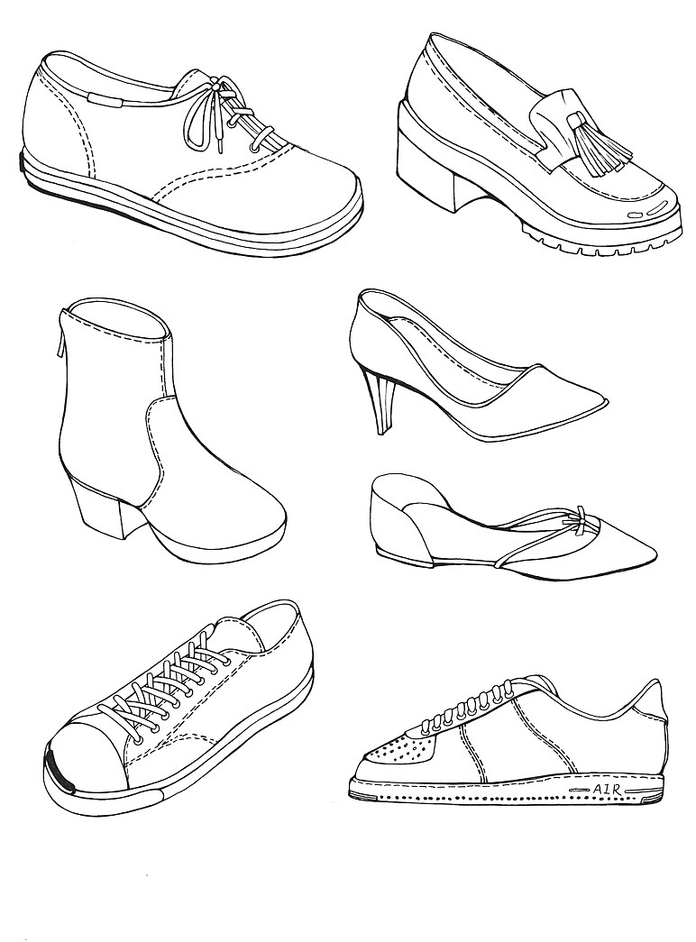 一些小物品的铅笔线稿