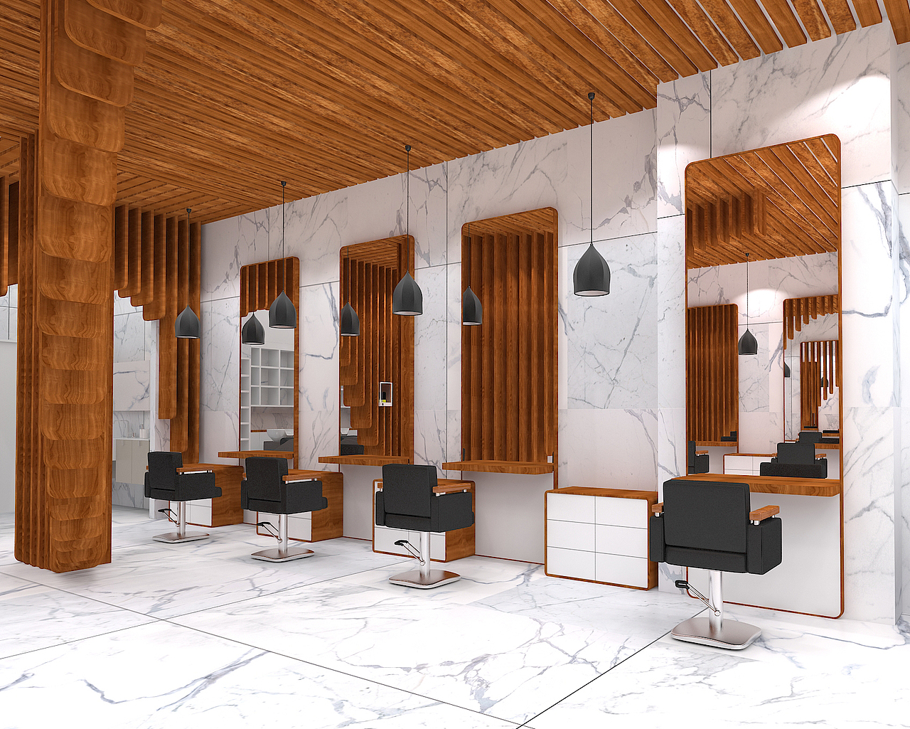 芳龄美发店设计