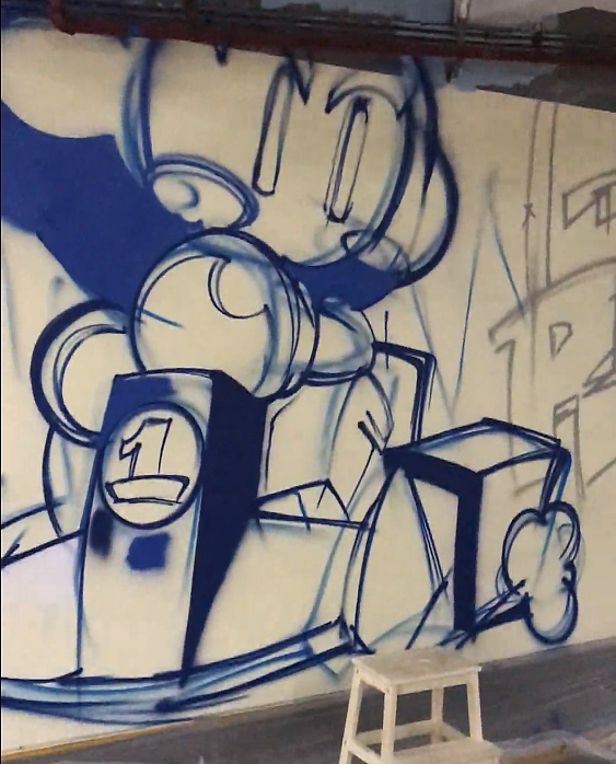 与腾讯合作的跑跑卡丁车主题涂鸦_xmark极意涂鸦-站酷zcool