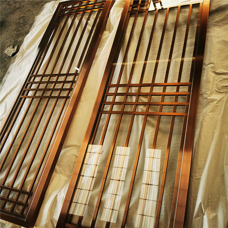 异型工艺焊接金属屏风玫瑰金不锈钢格栅众钰定制（图ZMjY4NzEzMjg4） - 其他 - 站酷设计师众钰屏风护栏原创素材 - 站酷ZCOOL