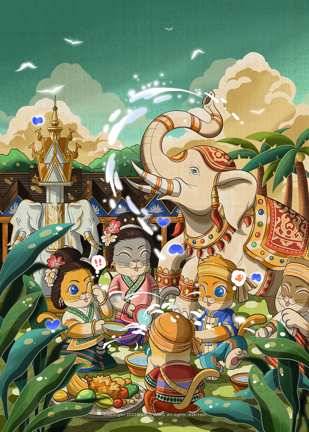 一喵一城系列（二）（图ZMjk0OTYyNDE2） - 创作习作 - 站酷设计师清喵原创素材 - 站酷ZCOOL